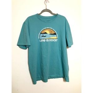 Life is Good T-shirt XL Men's